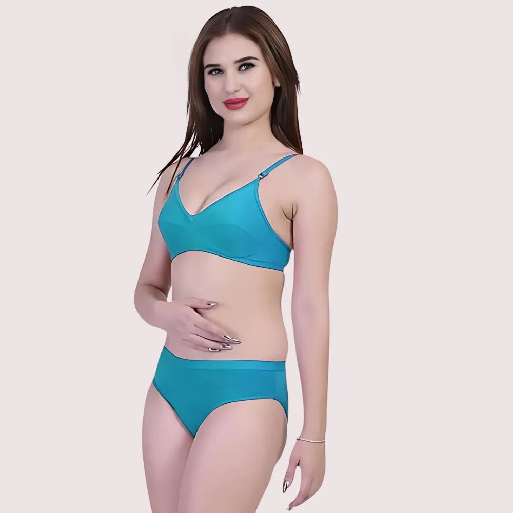 Women&#39;s Non-Padded Bra Panty Set (2 pack)