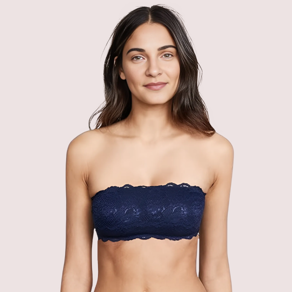 Sexy Tube Bandeau Bra Top in Striking Cobalt