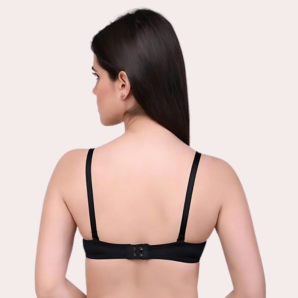 Silken Lift Demi Cup Underwired Support Bras – Pack of 2 (Assorted Colors)